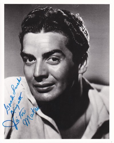 Victor mature autografo - victor,